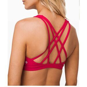 Lululemon Free To Be Serene Bra Dark Red 10